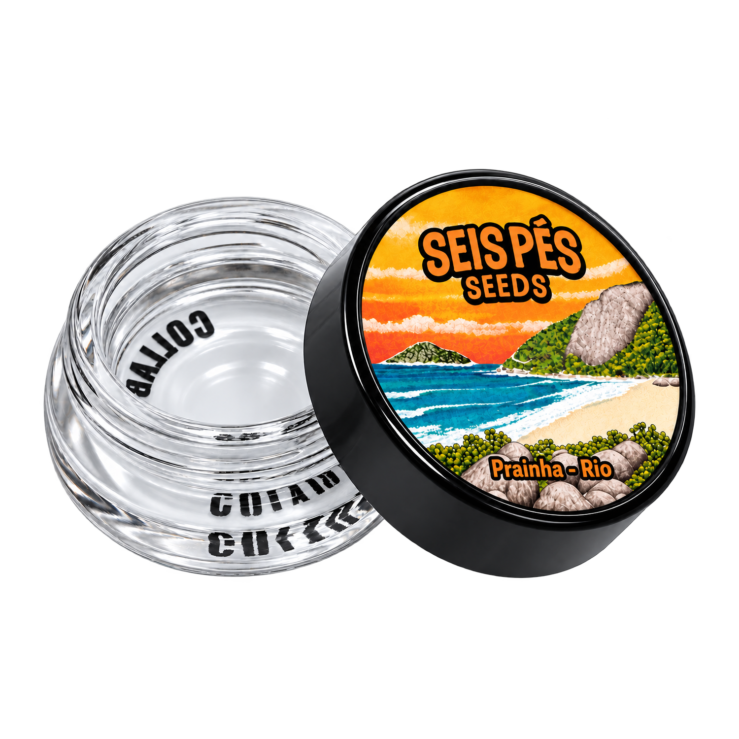 Prainha Glass Jar