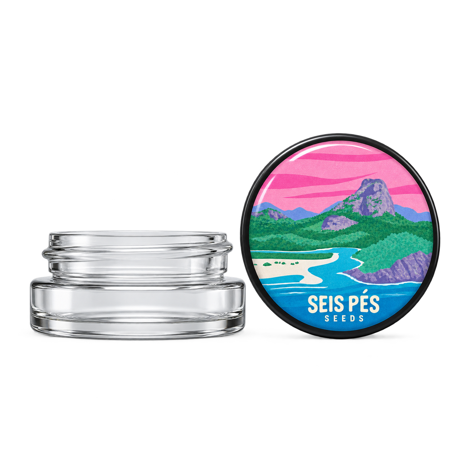 Pedra da Gavea Glass Jar