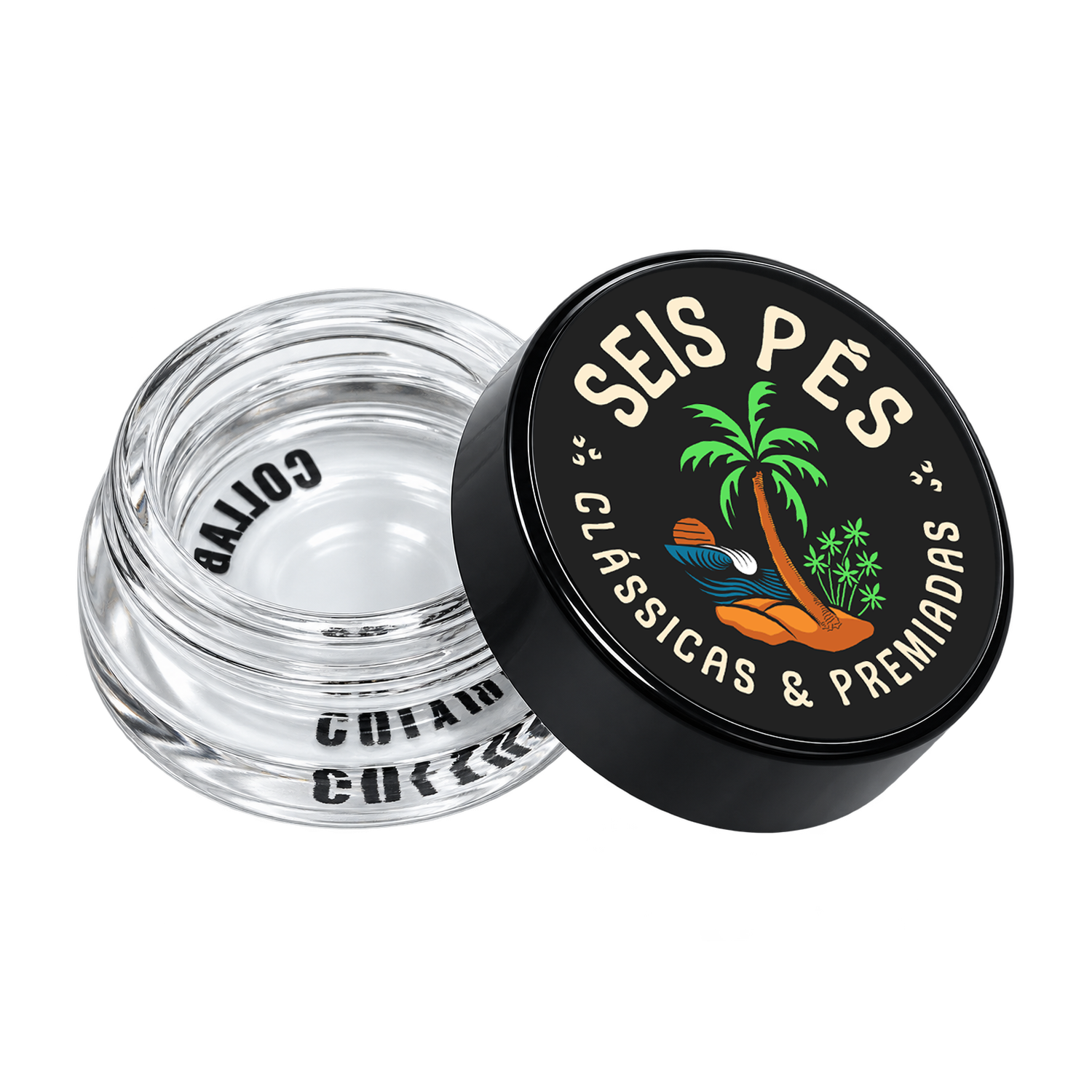 Seis Pés Glass Jar