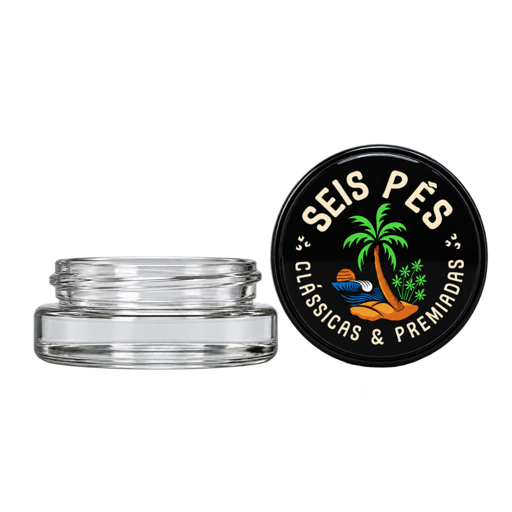 Seis Pés Glass Jar